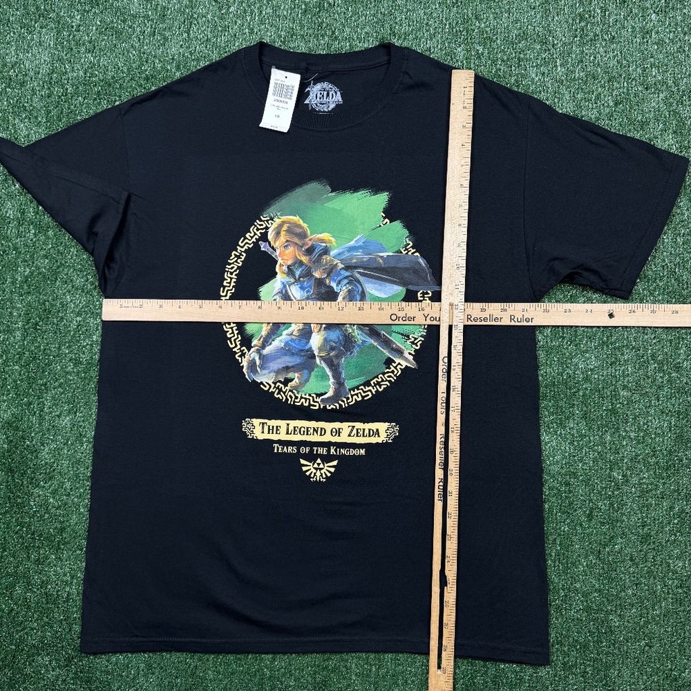 Legend Of Zelda Tears Of The Kingdom Graphic T Shirt Men's Size L Black Game Tee - Picture 4 of 7